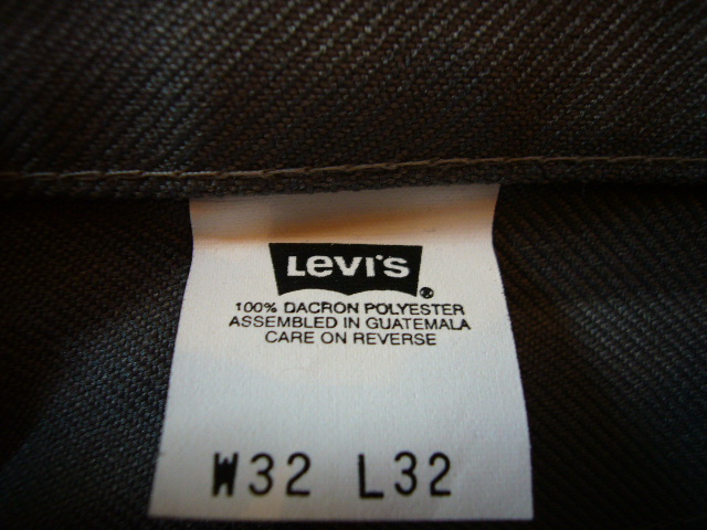 画像: USED Levi's POLYESTER PANTS