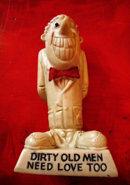 画像: 70's message doll "dirty old men"